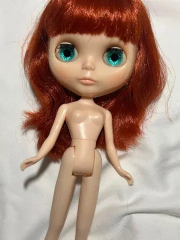 네오 브라이스 인형 본체 오렌지색 머리 본체