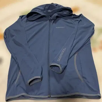 SHIMANO 후드 부착 후드티 다크 블루