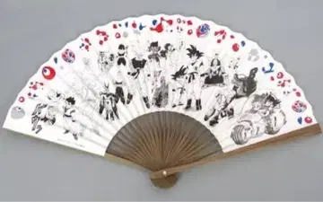 새상품 공식 EXPO2025 드래곤볼 종이 부채 만박 드래곤볼