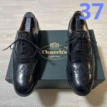 church's burwood black 37