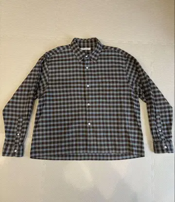 저널 스탠다드 24SS 크롭 체크 셔츠