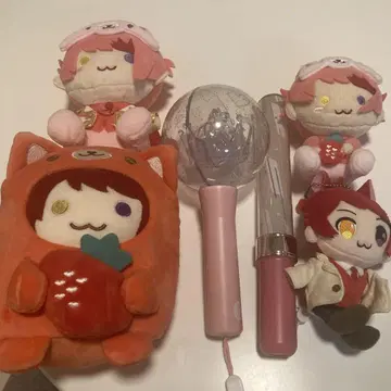 묶음 판매 스토푸리 응원봉 리이누군 봉제 인형