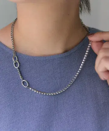 이어 파피요네 ear PAPILLONNER 목걸이 다이아 레인 목걸이