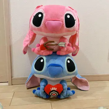 스티치 엔젤 봉제 인형 2개 디즈니