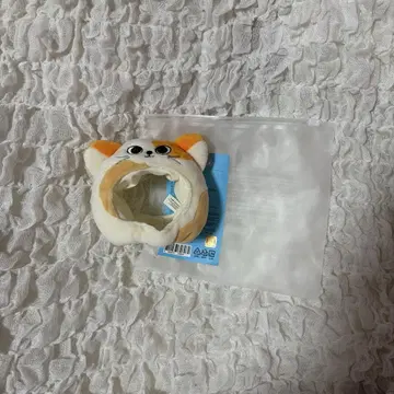 고양이 귀 응원봉 오렌지와 화이트