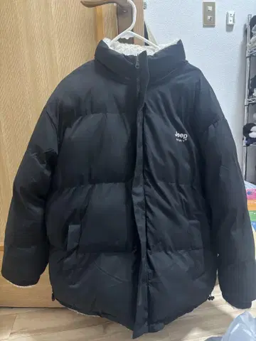 Jeep 블랙 다운 자켓