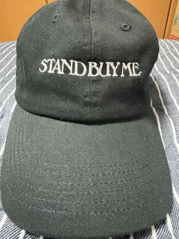 STANDBUYME 자수 야구 모자 블랙