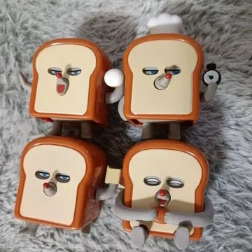 빵도둑 빅 캡슐 토이 4체 세트