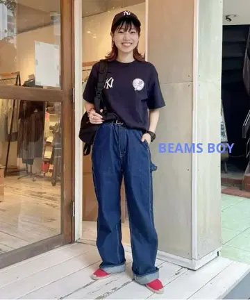 BEAMS BOY 빔즈 보이 12 온스 데님 페인터 팬츠