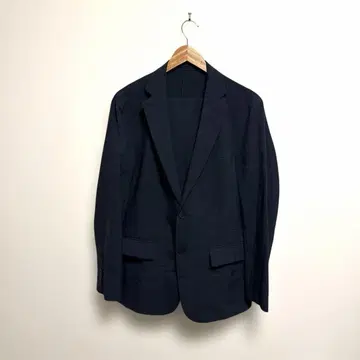 GU 워셔블 테일러드 자켓 자켓 셋업 상하의 네이비