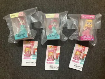 디즈니 Qposket 미니어처 컬렉션 아리엘 오로라 가챠