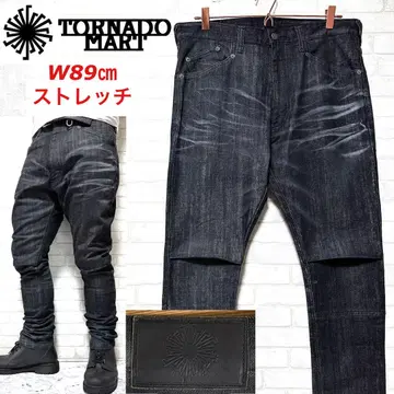 TORNADO MART 스트레치 청바지 귀신 수염 허니컴 입체 재단 슬림