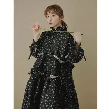 sisterjane 원피스 꽃무늬 블랙