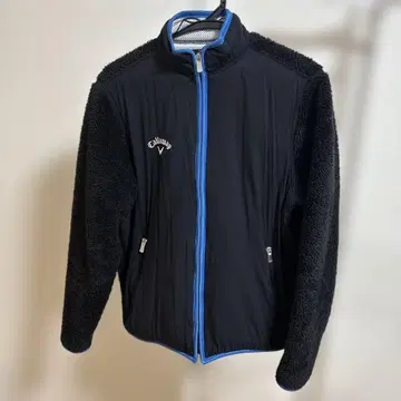 Callaway 플리스 자켓 M 사이즈 블랙/파랑