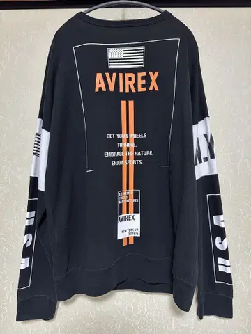 AVIREX 아비렉스 스위칭 버시티 맨투맨 2XL