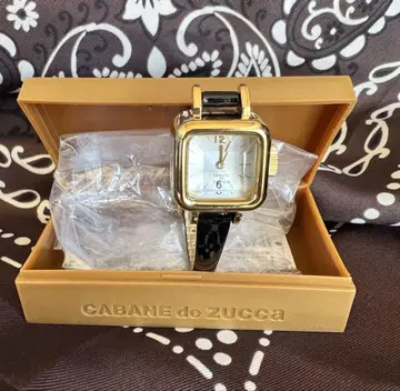 가격 인하! CABANE de ZUCCA 손목시계 골드/블랙