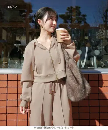 [ Yuumi님 콜라보 ] 더블 지퍼 숏 후드티 [C7224]