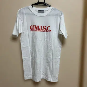 새상품 미사용 GIM BROTHER GMJ.S.C. 티셔츠 화이트