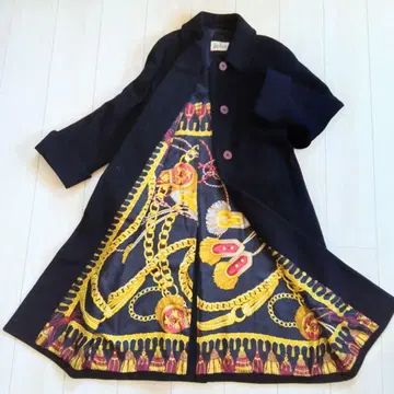 [ 새상품급 ] HERNO 롱 코트 울 캐시미어 실크