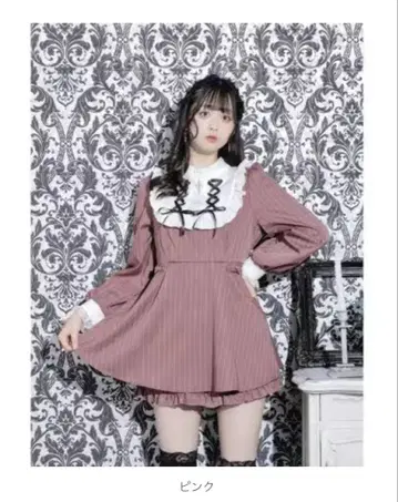 noemie 고딕 레이스업 셋업