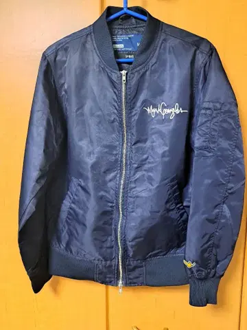 Mark Gonzales MA-1 자켓 네이비