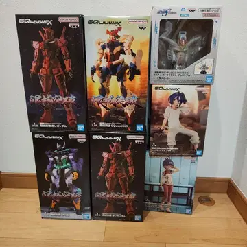 BANDAI 건담 지크 액스 액션 피규어 7체 세트