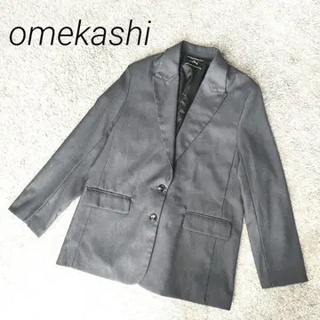 [ 새상품급 ] omekashi 오메카시 테일러드 자켓 다크 그레이 38