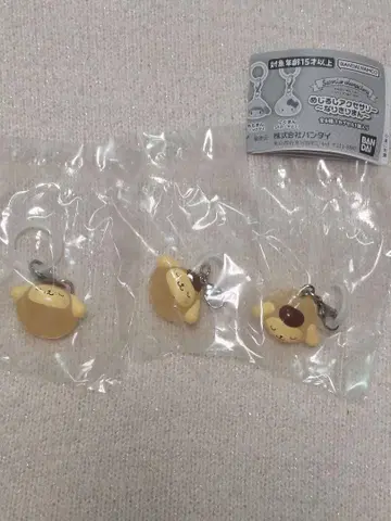 산리오 메지루시 액세서리  폼폼푸딩 3세트