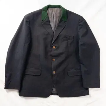 빈티지 구제 의류 70s 80s 트윌 민족 티롤리안 테일러드 자켓