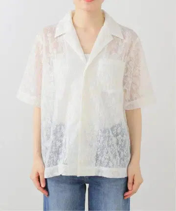 HOSBJERG 레이스 셔츠 2709 TALI SHIRT