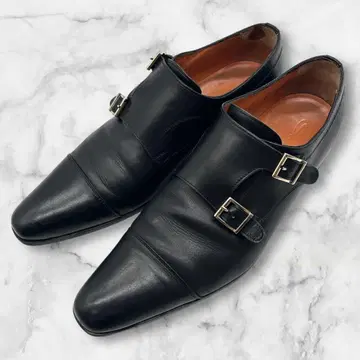 새상품급 Santoni 더블 몽크 스트레이트 팁 10686 26.5cm