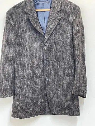 던힐 빈티지 울 트위드 자켓 이탈리아제 브라운