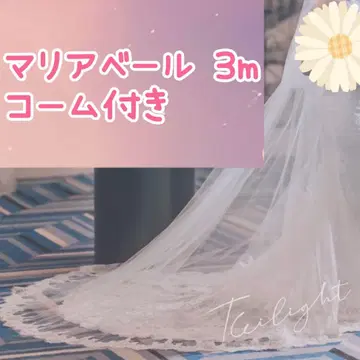 웨딩 베일 마리아 베일 빗 포함