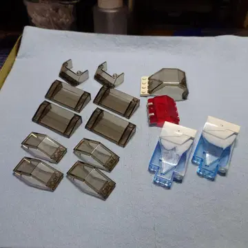 No.50 LEGO 블록 방풍 (윈드 캐노피) 클리어 계열 블록