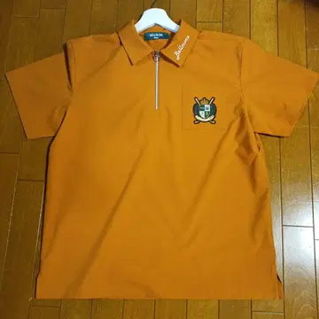 Bellmore 드라이 스트레치 SS 지퍼 피케 셔츠 M 사이즈