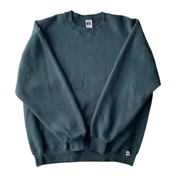 [ 90s / USA 제조 ] 러셀 V자 가제트 맨투맨 그린