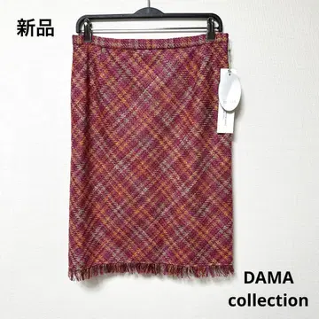 새상품 DAMA collection 컬렉션 트위드 스커트
