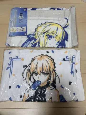 Fate FGO C상 J상 비주얼 타월 세이버 2점