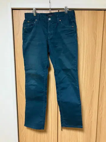 Johnbull 치노 팬츠 다크 틸