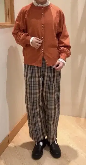 사만사 모스모스 싸개 버튼 가디건 택 포함 미사용 새상품