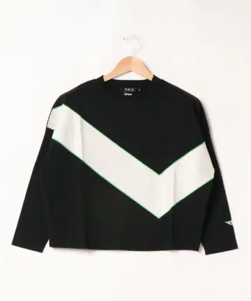 PONY x MELT 셰브론 80s 긴팔 T셔츠 F