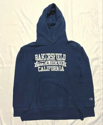 Champion 리버스 위브 후디 후드티 네이비 L 사이즈