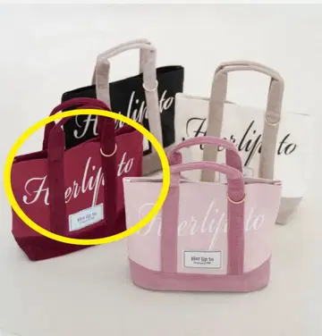 HLT 미니 토트 레드