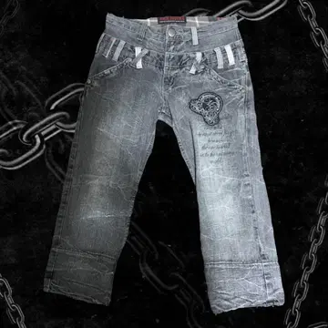 잭 세리카 7부 데님 헤이세이 Y2K 갸루 남자