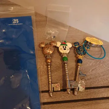 디즈니 도쿄 디즈니 리조트 25주년 키 세트