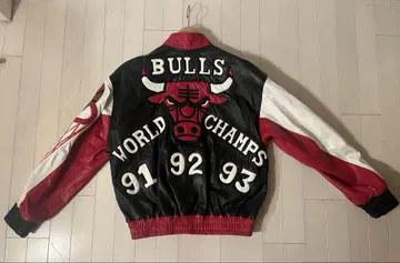 Bulls 가죽 자켓 - 미국제