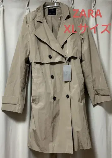 [ 익명 배송 ] [ 택 포함 새상품 ] ZARA 트렌치코트 XL 사이즈