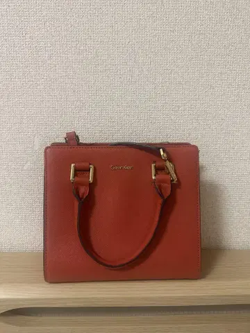 캘빈 클라인 오렌지 핸드백