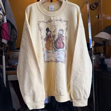 미국 빈티지 의류 GILDAN 눈사람 프린트 맨투맨