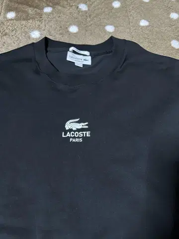 LACOSTE 블랙 긴팔 T셔츠